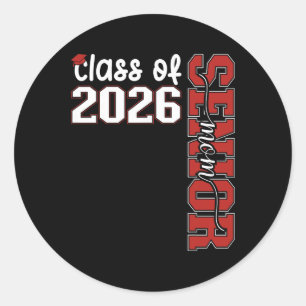 Oudere Moeder Cl Van 2026 Senior Mama 2026 Afstude Ronde Sticker