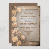 oudere mooie trouwjubileum uitnodigingen (Voorkant / Achterkant)