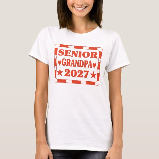 Oudere opa 2027. t-shirt (Voorkant)