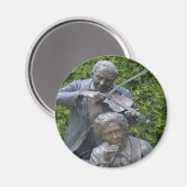 Oudere paar Serenade Botanische Tuin Magneet (Voorkant / Achterkant)