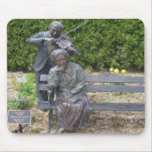 Oudere paar Serenade Botanische Tuin Muismat (Voorkant)