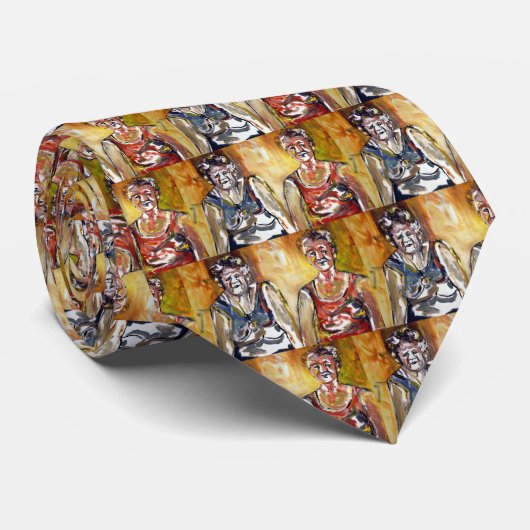 Oudere pittige dames stropdas (Opgerold)