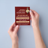 Oudere potten, pottenwinkel, potten Adverteren Flyer (Hand)