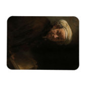 Oudere Rembrandt Self-portret Magneet (Horizontaal)