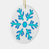 Oudere Sign Snowflake Ornament (Rechts)