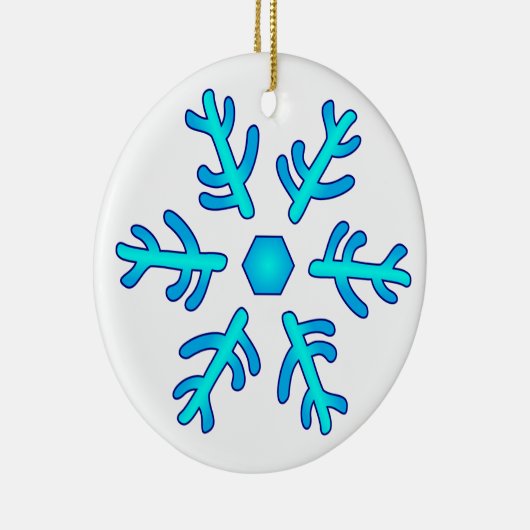 Oudere Sign Snowflake Ornament (Rechts)