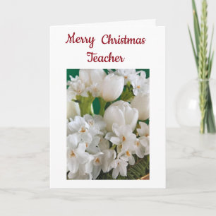 OUDERE STUDENT ***LERER** IN CHRISTMAS FEESTDAGEN KAART