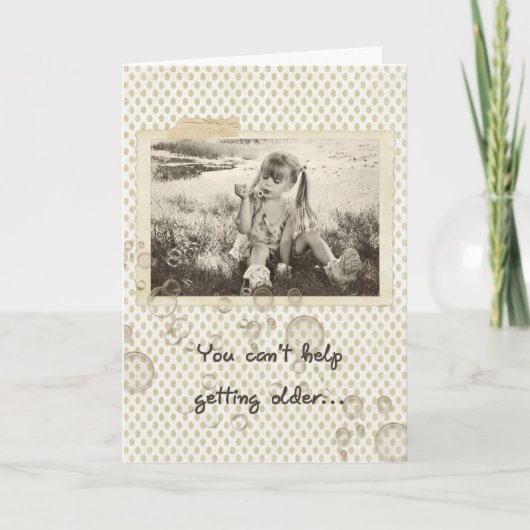 Oudere verjaardag kaart (Voorkant)