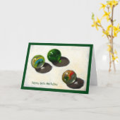 OUDERE VERJAARDAG: NOG STEEDS MARMEREN KAART (Gele Bloem)