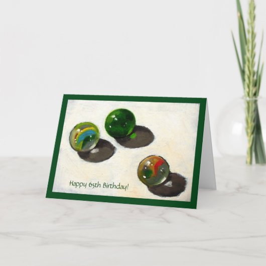 OUDERE VERJAARDAG: NOG STEEDS MARMEREN KAART (Voorkant)