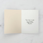 Oudere Verjaardag Waterverf Muizen Kaart (Binnen)