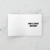 Oudere verjaardagskaart krijgen kaart (Binnen)