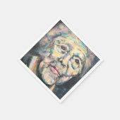 Oudere vrouw servet (Hoek)