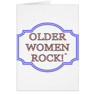 Oudere vrouwen rots