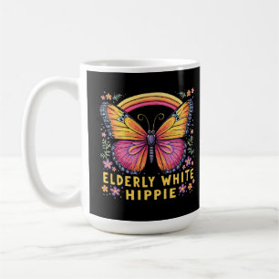 Oudere Witte Hippie Grappig Quote Retro Humor Koffiemok