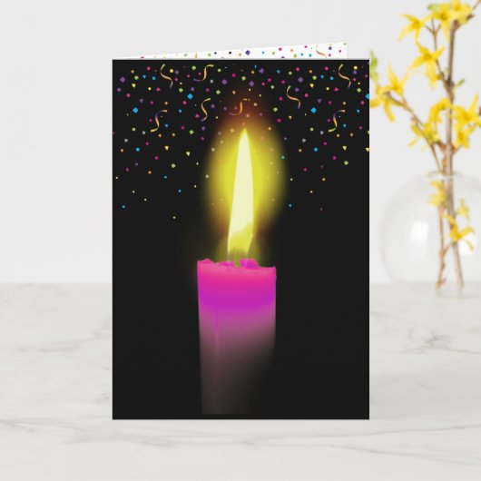 Oudere zangkaarsen kaart (Gele Bloem)