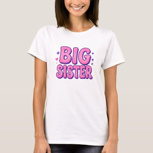 oudere zus  t-shirt (Voorkant)