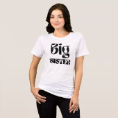 oudere zus Tri-Blend shirt (Voorkant volledig)