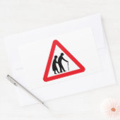 Ouderen (1), verkeersbord, VK Rechthoekige Sticker (Envelop)