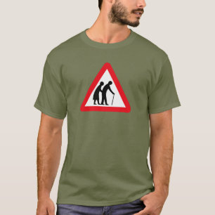 Ouderen (1), verkeersborden, Verenigd Koninkrijk T-shirt