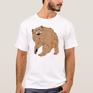 Ouderen CaliBear, een echte inheemse T-shirt