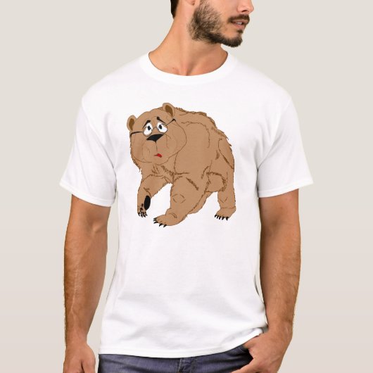 Ouderen CaliBear, een echte inheemse T-shirt (Voorkant)