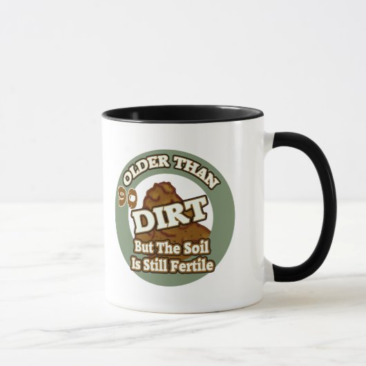 Ouderen dan vuile 90e verjaardag cadeautjes mok (Rechts)