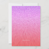 Ouderen Foto adoptie geboorte-dag-partij Sjabloon Kaart (Achterkant)