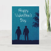Ouderen Jubileum Valentijn Alle doeleinden Kaart (Voorkant)