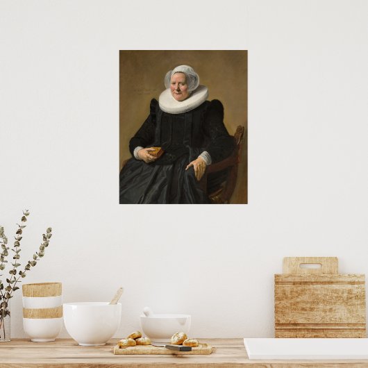 Ouderen Lady - Frans Hals Fine Art Poster (Keuken)