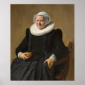 Ouderen Lady - Frans Hals Fine Art Poster (Voorkant)