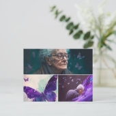 Ouderen, Mannen en Paarse buikvlies Briefkaart (Staand voorkant)