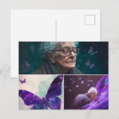 Ouderen, Mannen en Paarse buikvlies Briefkaart (Voorkant / Achterkant)