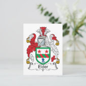 Ouderenfamilie Crest Briefkaart (Staand voorkant)