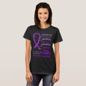 Ouderenmisbruikstrijder die strijder steunt t-shirt (Voorkant volledig)