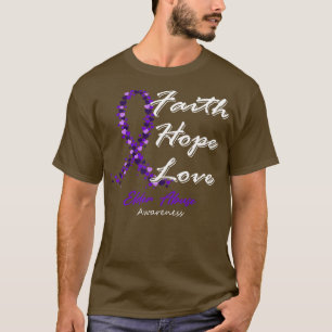 Ouderenmishandeling Bewustzijn Geloof Hoop Liefde T-shirt