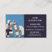 Ouderenzorg en verpleging visitekaartje (Voorkant)