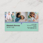 Ouderenzorg Kaart Sjabloon - Caregiver Business Visitekaartje (Voorkant)