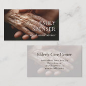 Ouderenzorgcentrum Senior Advisor Nurse Visitekaartje (Voorkant / Achterkant)