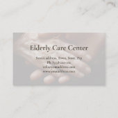 Ouderenzorgcentrum Senior Advisor Nurse Visitekaartje (Achterkant)