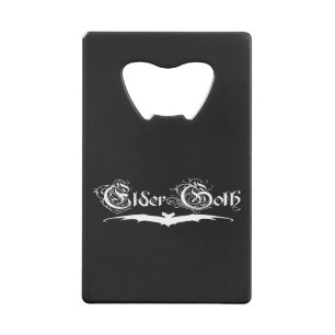 OuderGoth (Witte Tekst) Creditkaart Flessenopener