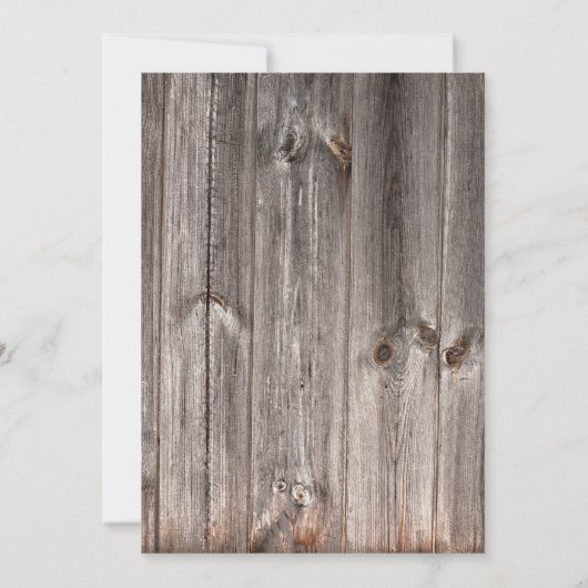 Ouderhout met Vrijgezellenfeest van Mason Jar Kaart (Achterkant)