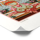 Ouderlijk 18e eeuw patroon van Albert Racinet Poster (Hoek)