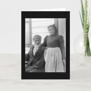 Ouderlijk Afrikaans-Amerikaanse Couple 1900 Kaart
