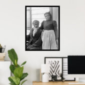 Ouderlijk Afrikaans-Amerikaanse Couple 1900 Poster (Thuiskantoor)