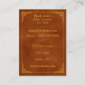 Ouderlijk boek visitekaartje (Achterkant)