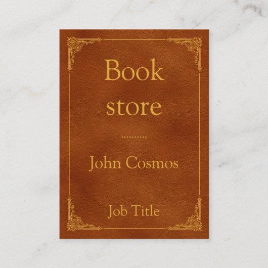 Ouderlijk boek visitekaartje (Voorkant)