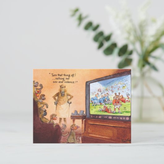 Ouderlijk toezicht briefkaart (Staand voorkant)