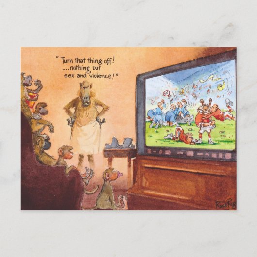 Ouderlijk toezicht briefkaart (Voorkant)