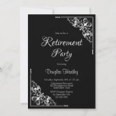 Ouderlijk zwart met witte tekst kaart (Voorkant)